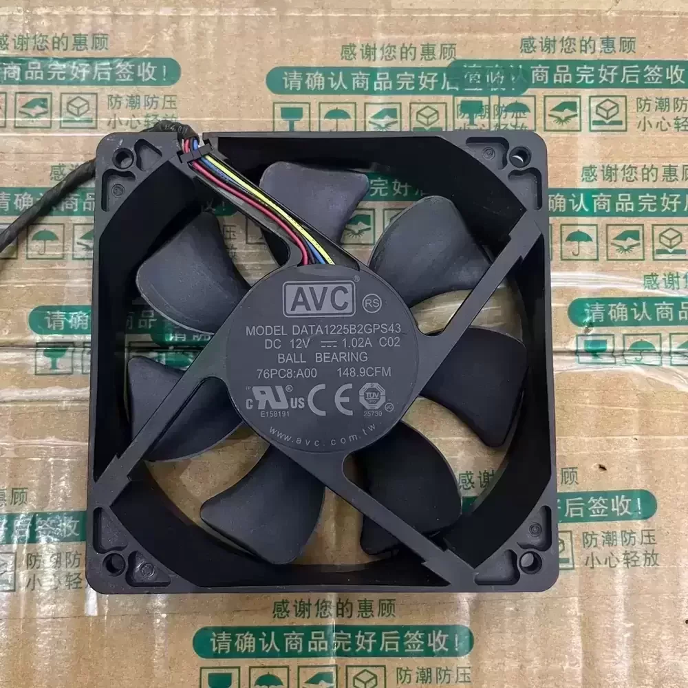 DATA1225B2GPS43-C02 AVC 12VDC 120x120x25mm 148.9CFM Axial Fan