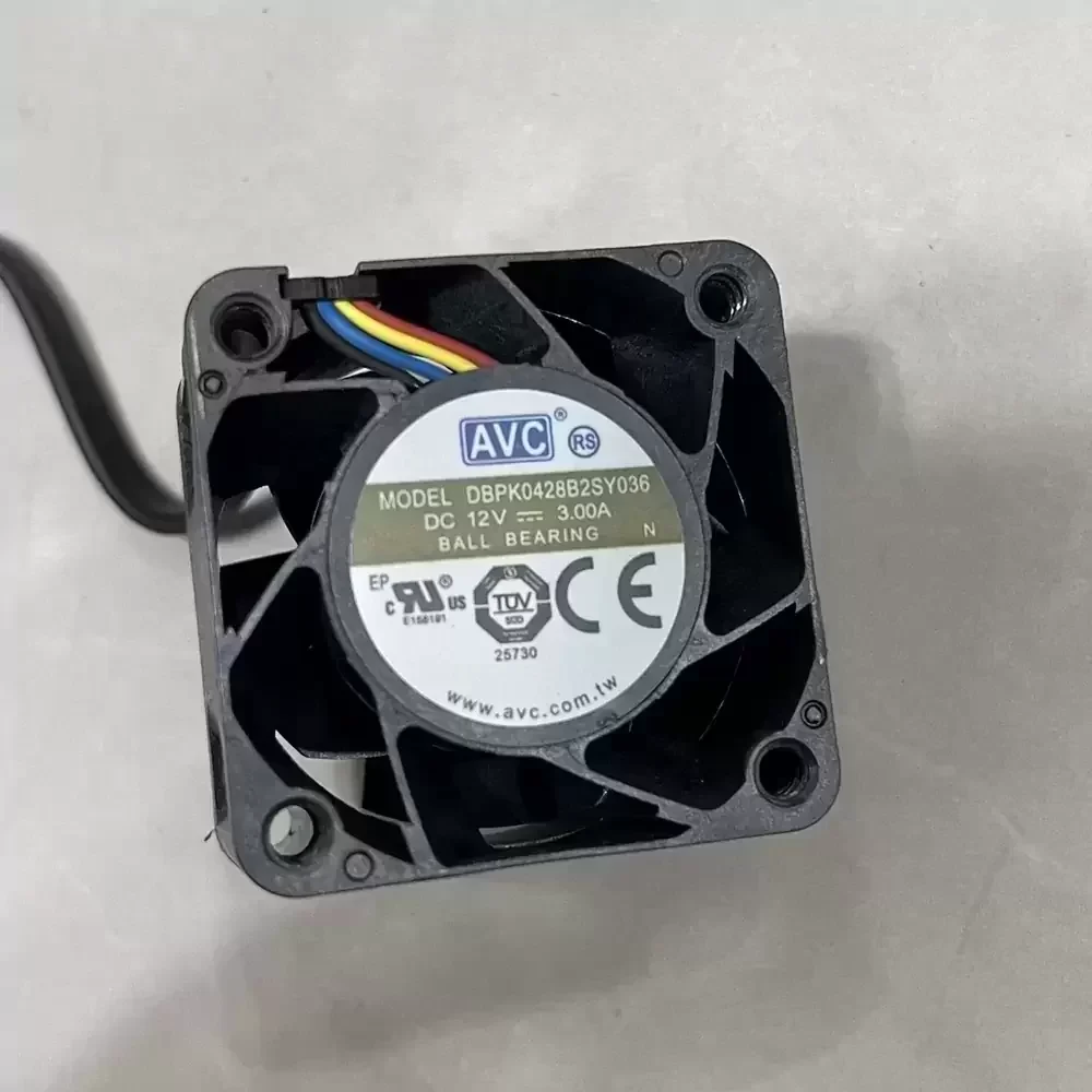 DBPK0428B2SY036 AVC 12VDC 40x40x28mm 3.00A Axial Fan