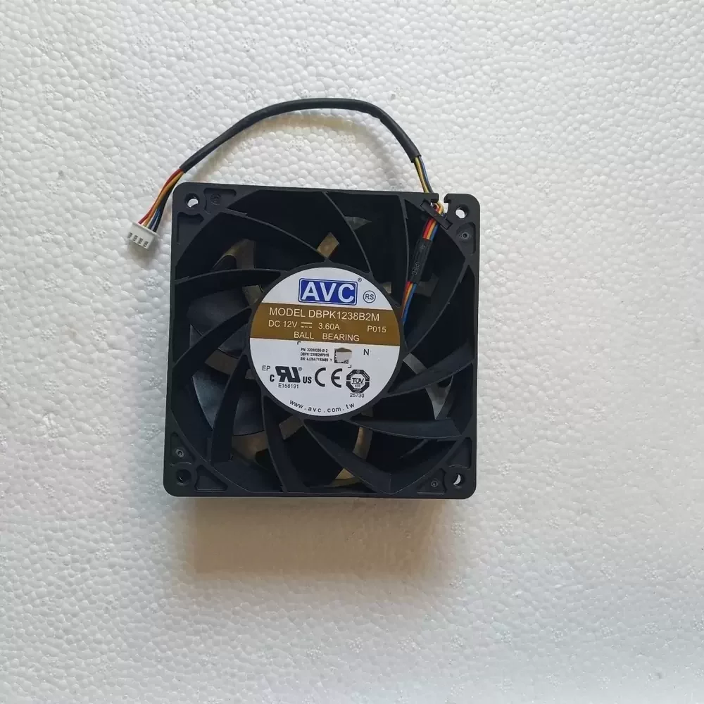 DBPK1238B2M-P015 AVC 12VDC 120x120x38mm 3.60A PWM Axial Fan