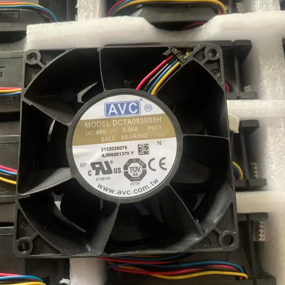 DCTA0938B8H-P001 AVC 48VDC 0.38A 92x92x38mm Axial Fan