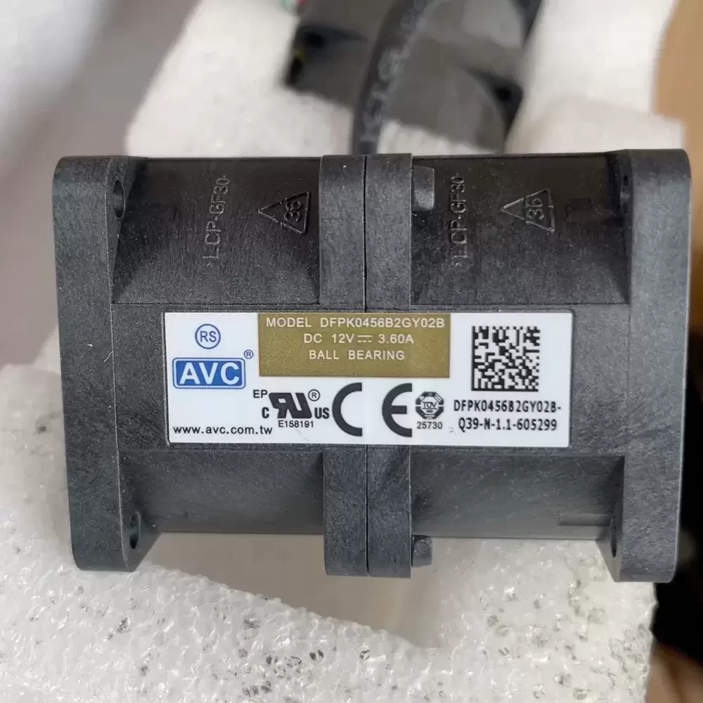 DFPK0456B2GY02B AVC 12VDC 40x40x56mm Dual Motor Axial Fan