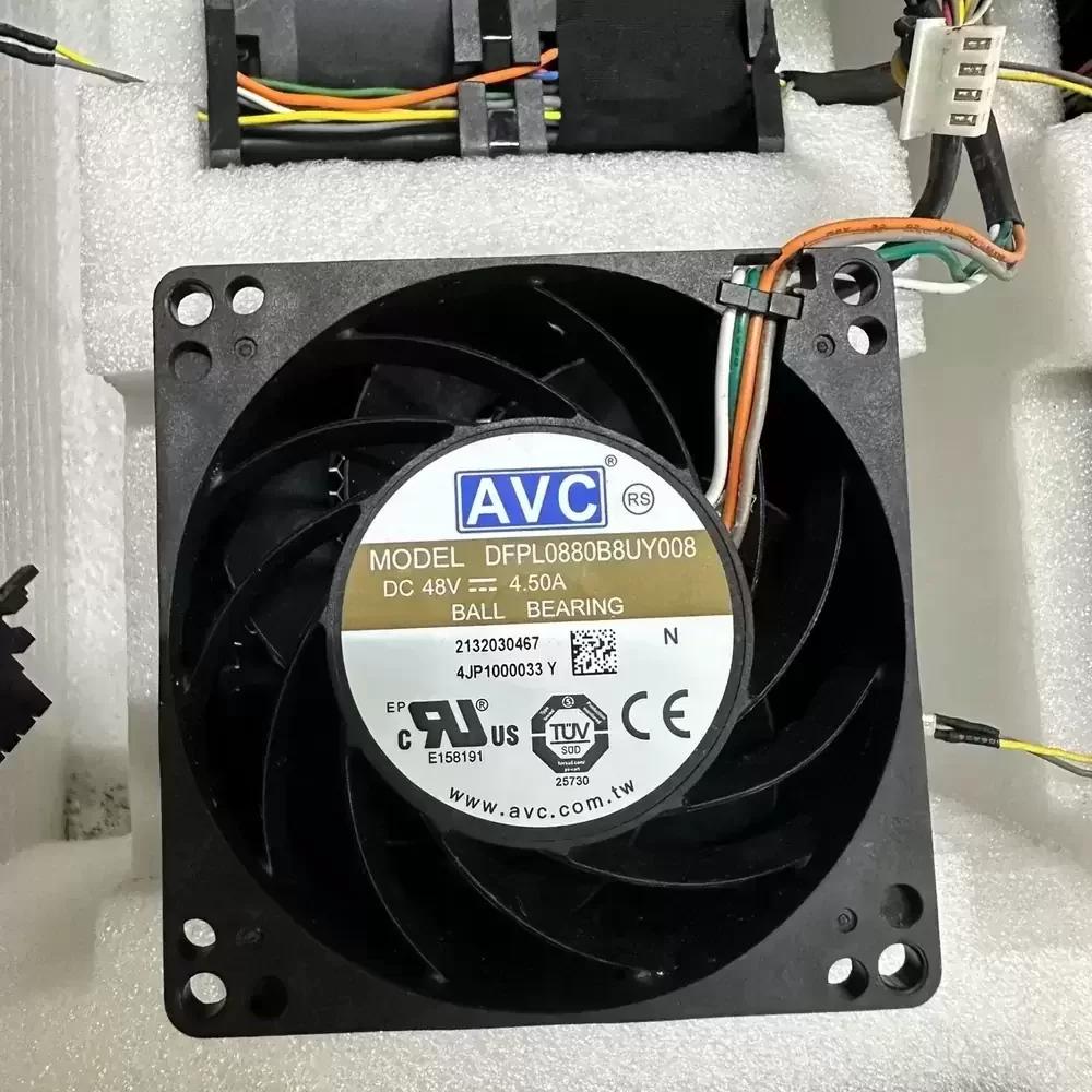 DFPL0880B8UY008 AVC 48VDC 80x80x80mm Dual Motor Axial Fan
