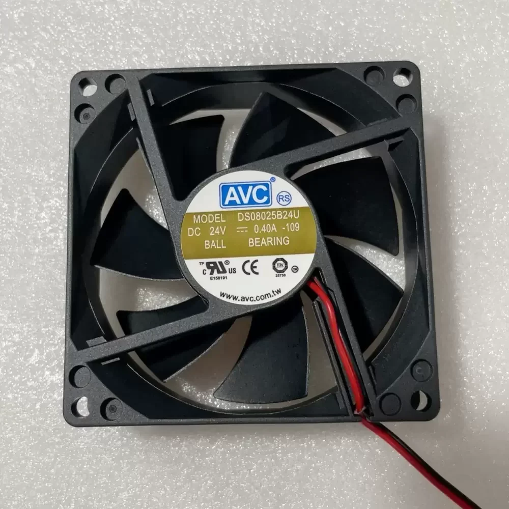 DS08025B24U-109 AVC 24VDC 80x80x25mm 0.40A Axial Fan