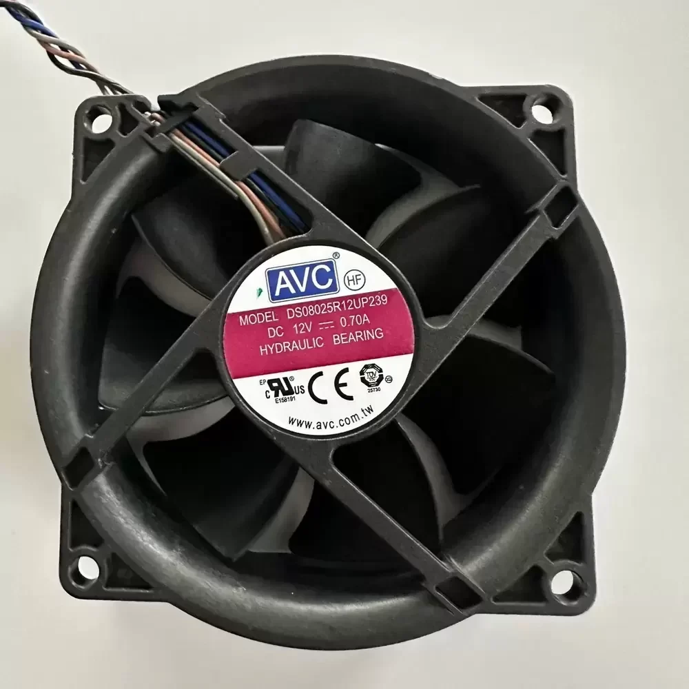 DS08025R12UP239 AVC 12VDC 80x80x25mm Round Frame Axial Fan