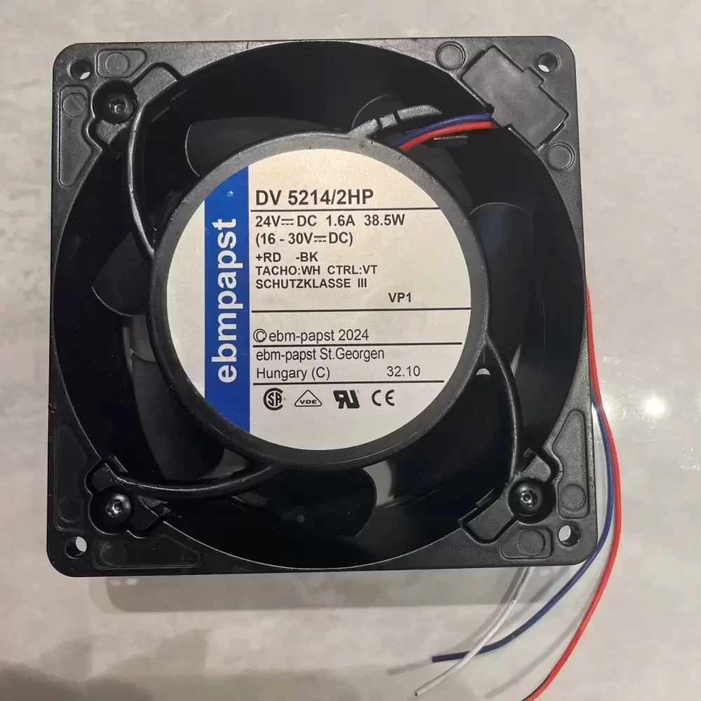 DV5214/2HP ebmpapst 24VDC 1.6A 127x127x38mm Axial Fan