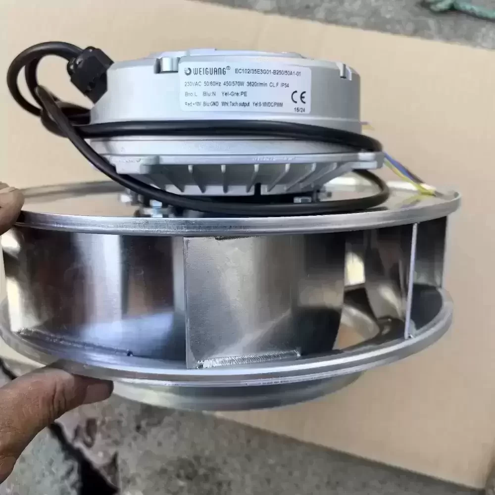 EC102/35E3G01-B250/50A1-01 Weiguang 230VAC 250mm EC Fan