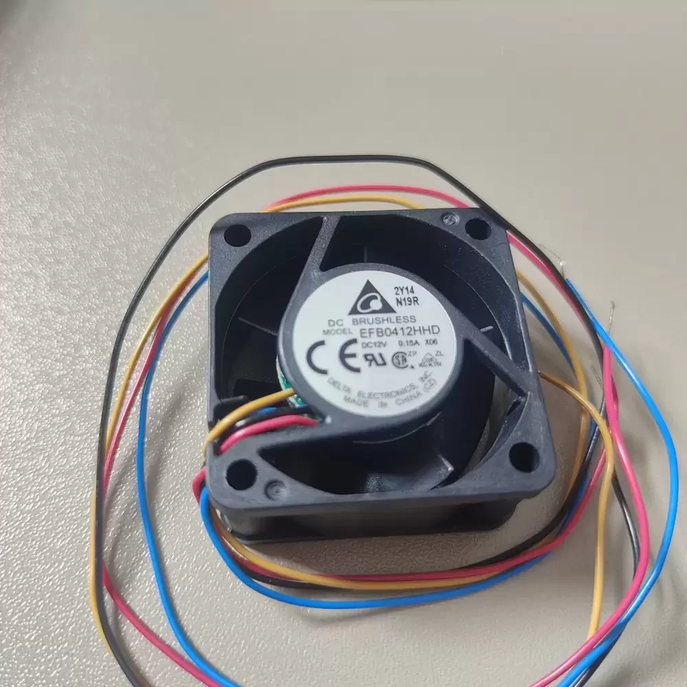 EFB0412HHD-X06 Delta 12VDC 40x40x20mm PWM Axial Fan EFB0412HHD-X06 Delta 12VDC 40x40x20mm PWM Axial Fan