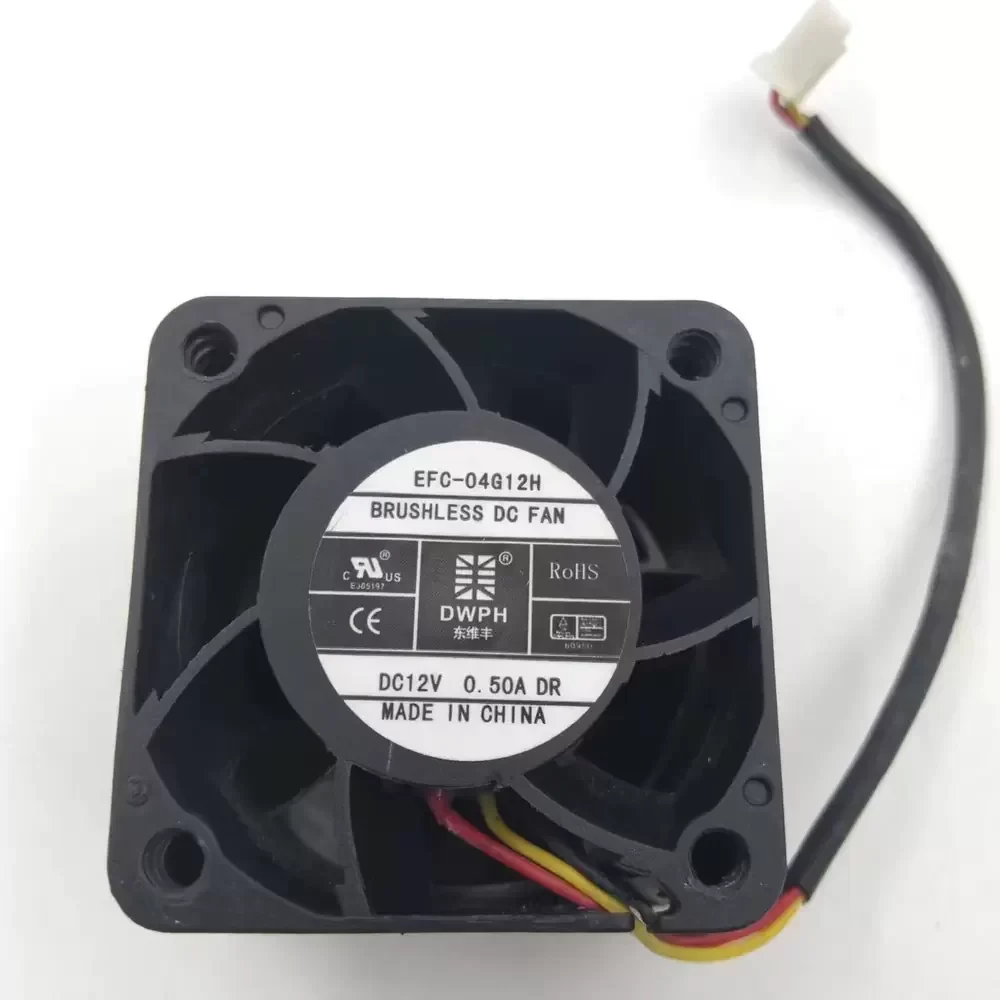 EFC-04G12H DWPH 12VDC 40mm 0.50A Axial Fan