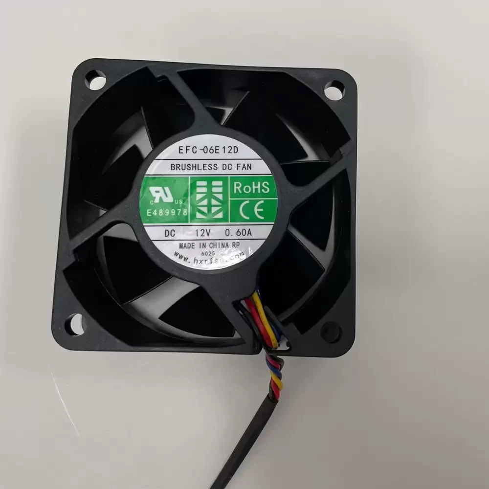 EFC-06E12D DWPH 12VDC 60x60x25mm PWM Axial Cooling Fan