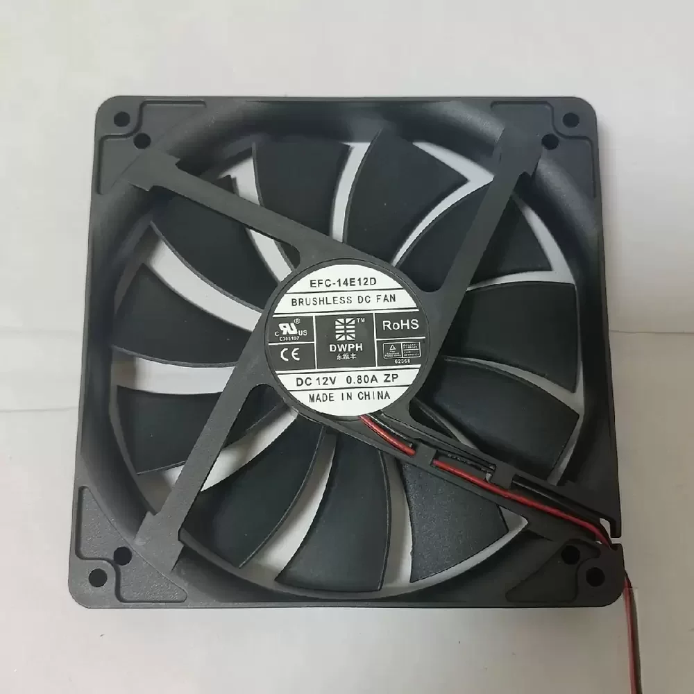 EFC-14E12D DWPH 12VDC 0.80A 135x135x25mm Axial Fan EFC-14E12D DWPH 12VDC 0.80A 135x135x25mm Axial Fan