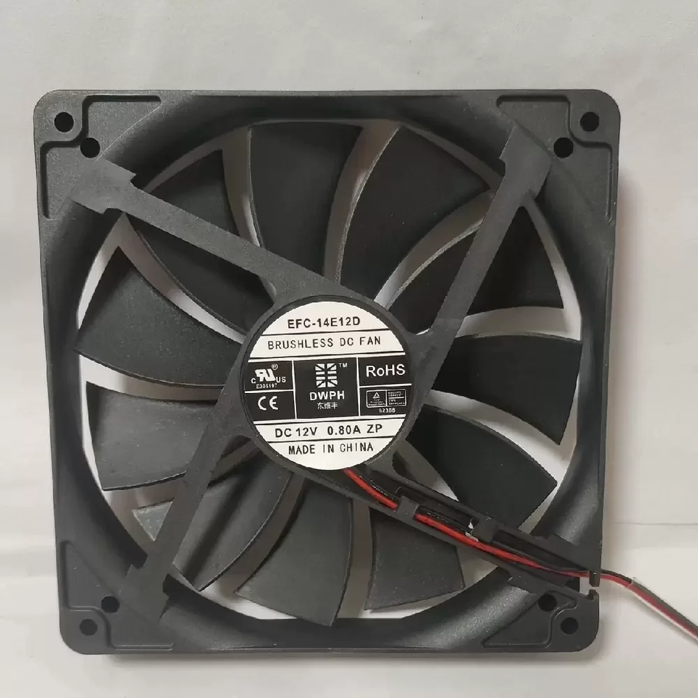 EFC-14E12D DWPH 12VDC 0.80A 135x135x25mm Axial Fan