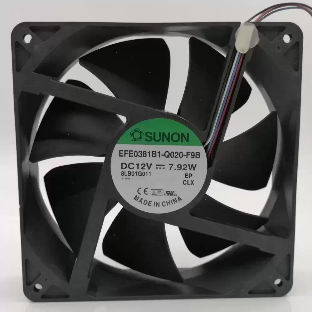 EFE0381B1-Q020-F9B Sunon 12VDC 140x38mm 7.92W Axial Fan