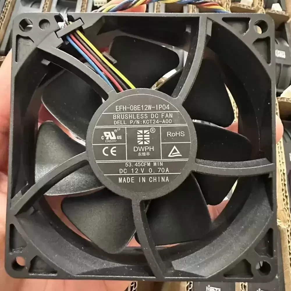 EFH-08E12W-IP04 DWPH 12VDC 0.70A 80x80x20mm Axial Fan