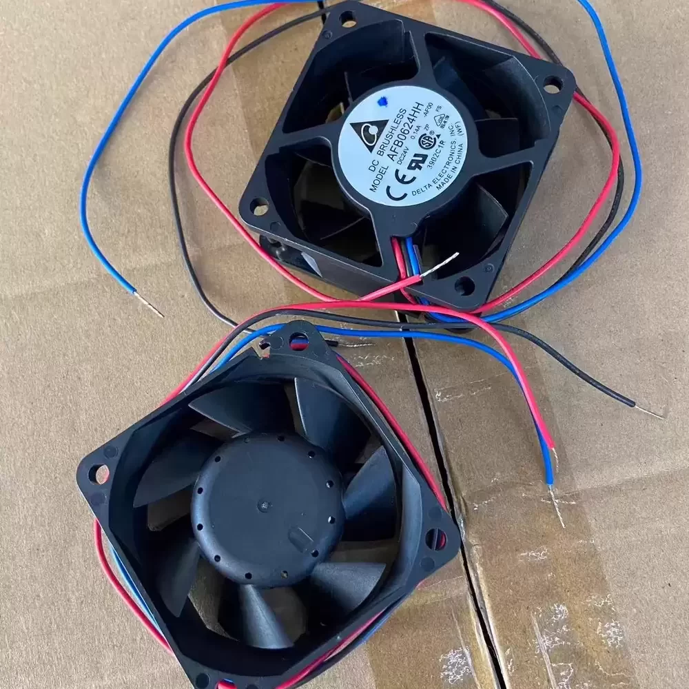 FB0624HH-AF00 Delta 24VDC 60x60x25mm 3-Wire Axial Fan FB0624HH-AF00 Delta 24VDC 60x60x25mm 3-Wire Axial Fan