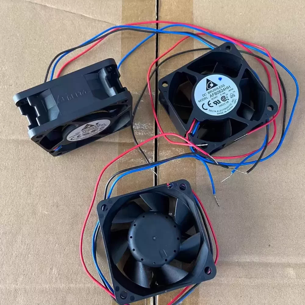 FB0624HH-AF00 Delta 24VDC 60x60x25mm 3-Wire Axial Fan FB0624HH-AF00 Delta 24VDC 60x60x25mm 3-Wire Axial Fan
