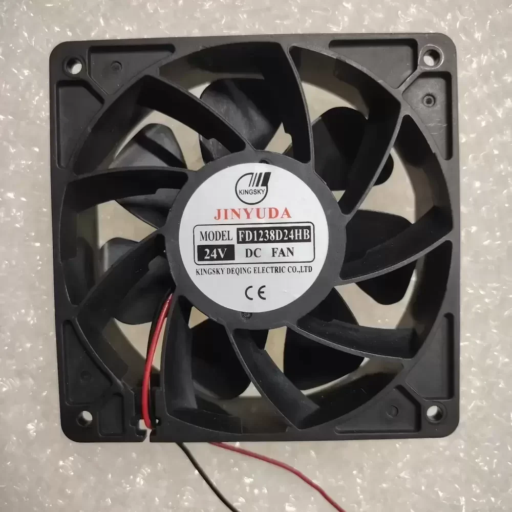 FD1238D24HB JINYUDA 24VDC 120x120x38mm Axial Fan