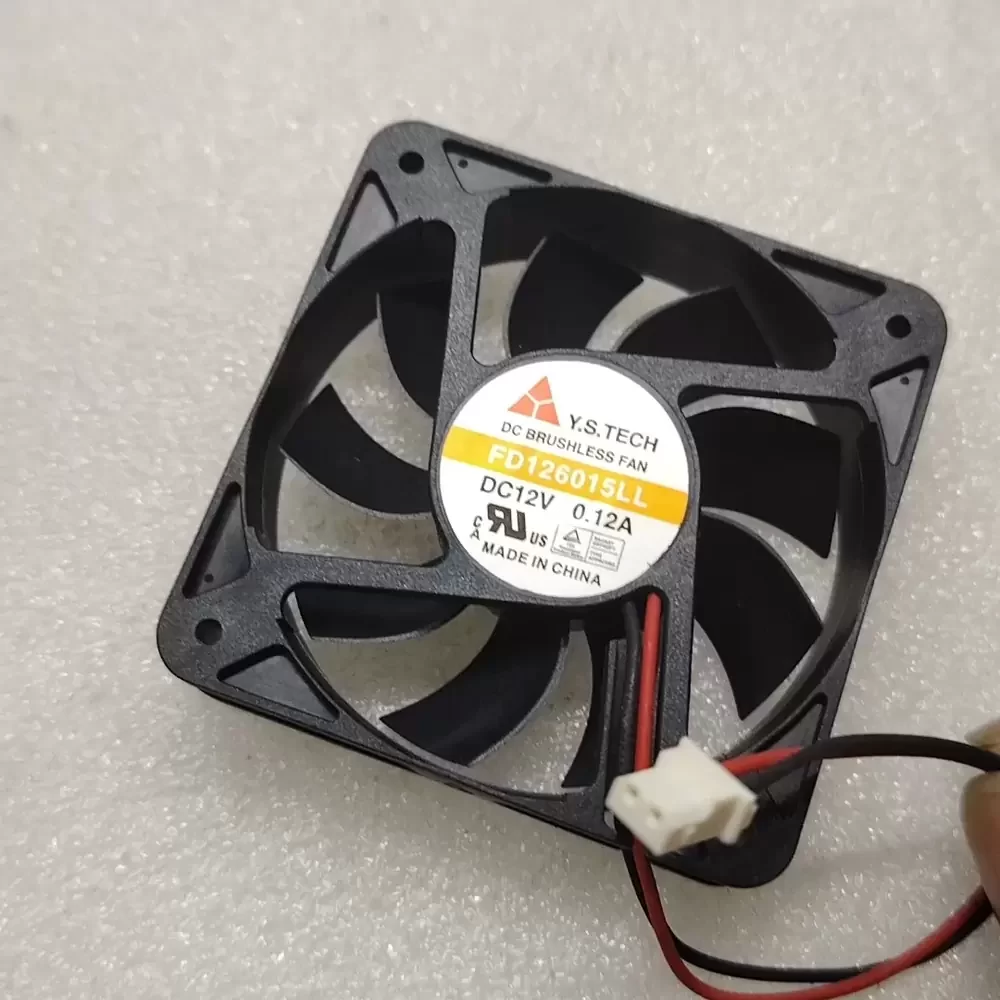 FD126015LL Y.S.TECH 12VDC 60x60x15mm 2-Wire Axial Fan FD126015LL Y.S.TECH 12VDC 60x60x15mm 2-Wire Axial Fan