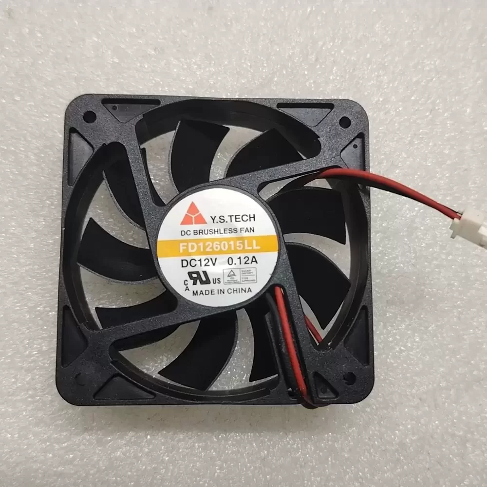 FD126015LL Y.S.TECH 12VDC 60x60x15mm 2-Wire Axial Fan