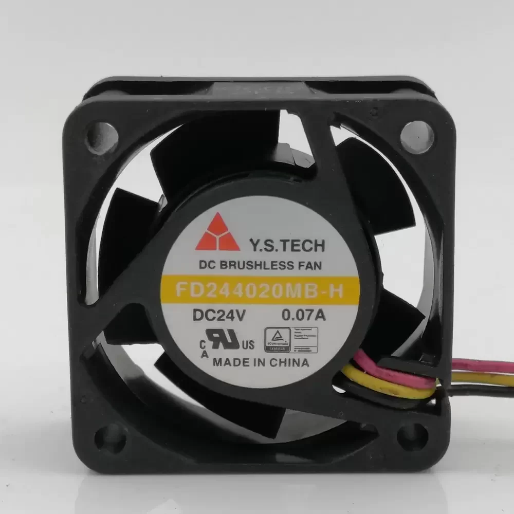 FD244020MB-H Y.S.TECH 24VDC 0.07A 40x40x20mm Axial Fan