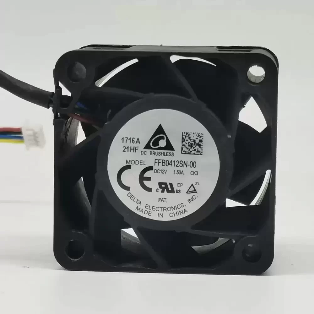 FFB0412SN-00CK3 Delta 12VDC 1.50A 40x28mm PWM Axial Fan