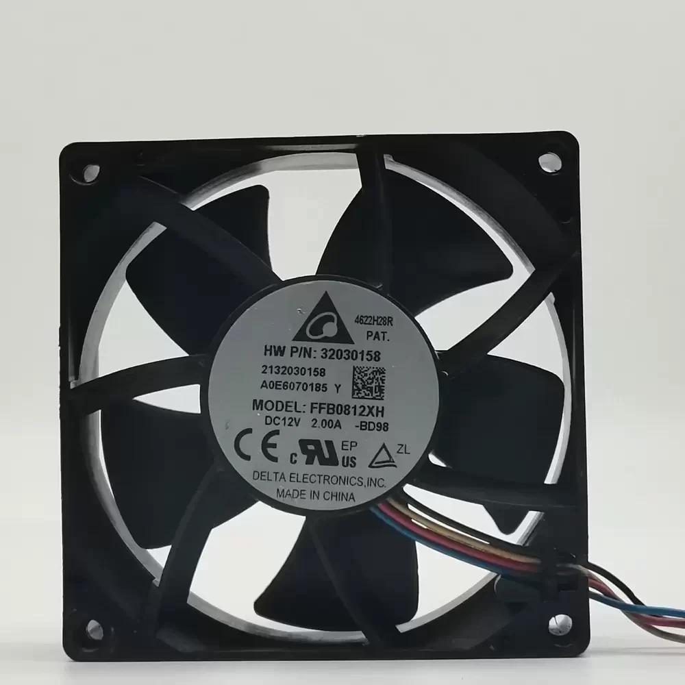 FFB0812XH-BD98 Delta 12VDC 80x80x25mm PWM Axial Fan