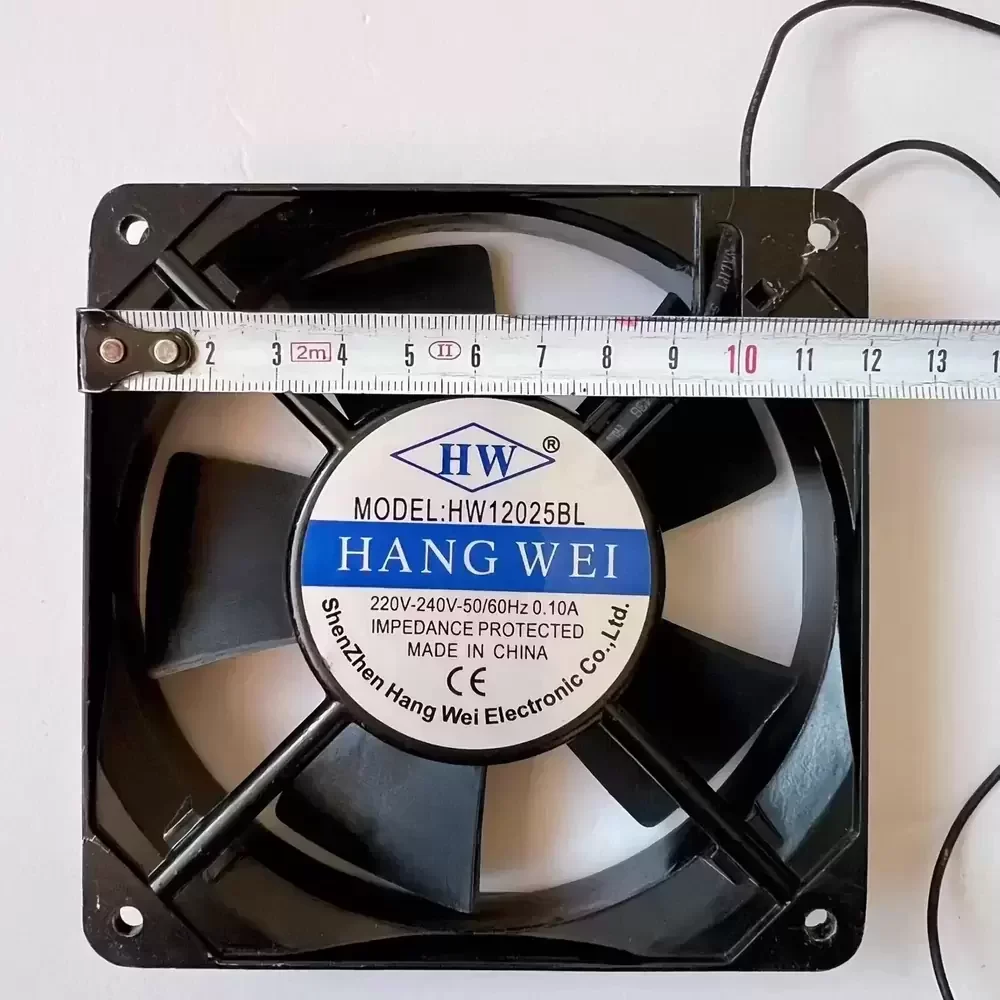 HW12025BL Hang Wei 220-240VAC 120x120x25mm Axial Fan HW12025BL Hang Wei 220-240VAC 120x120x25mm Axial Fan
