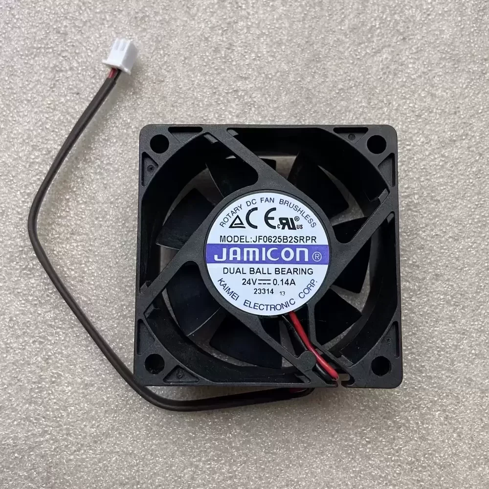 JF0625B2SRPR Jamicon 24VDC 60x60x25mm 2-Wire Axial Fan