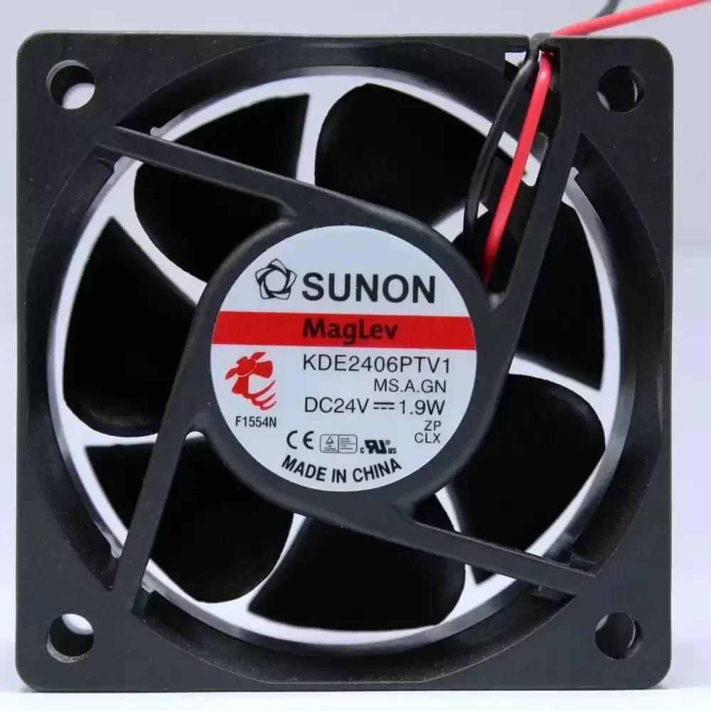 KDE2406PTV1.MS.A.GN Sunon 24VDC 1.9W 60x60x25mm Axial Fan