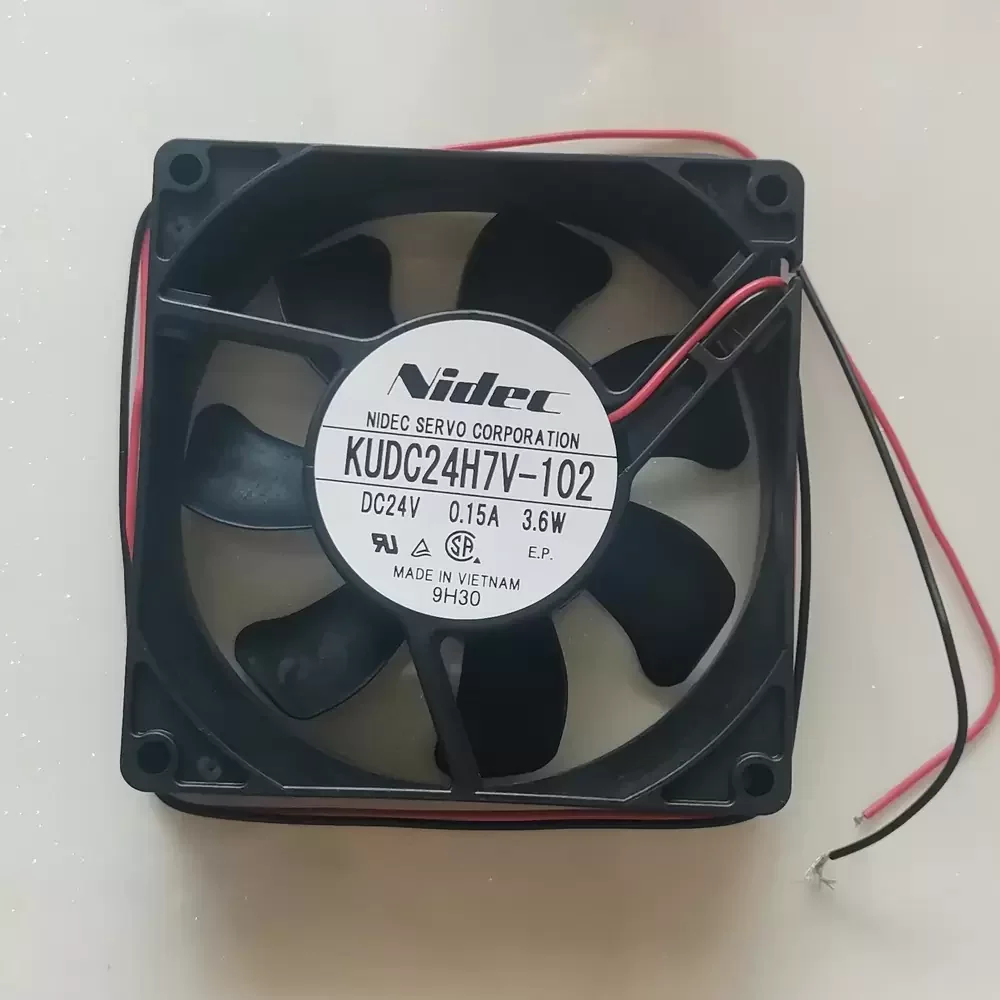 KUDC24H7V-102 Nidec 24VDC 0.15A 3.6W 80x80x25mm Axial Fan