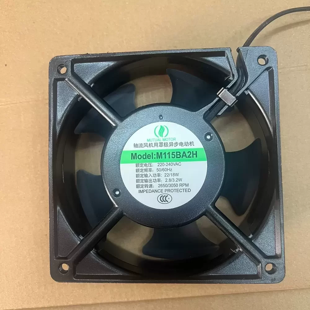 M115BA2H Mutual 220-240VAC 120x120x38mm Long Life Axial Fan