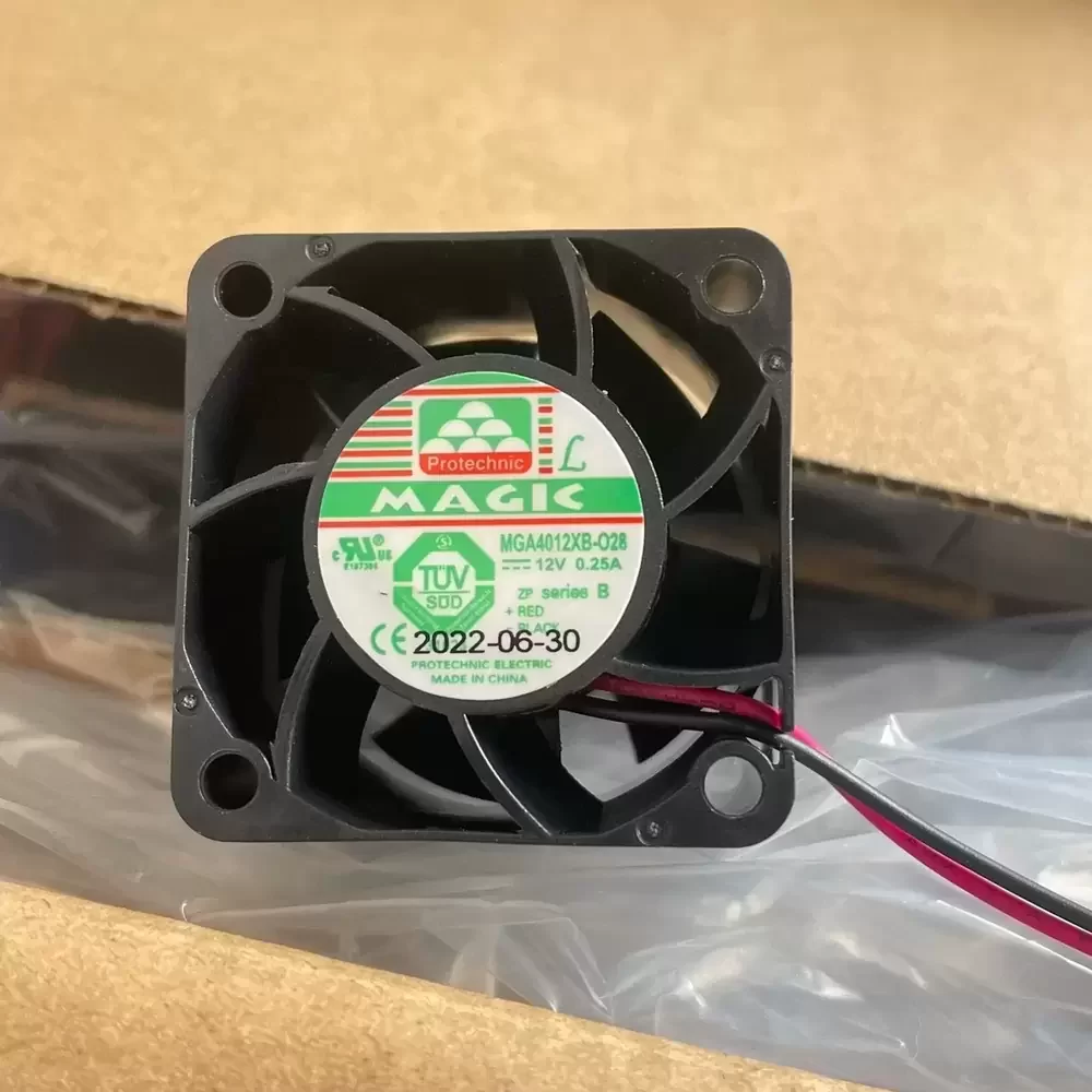 MGA4012XB-028 Protechnic 12VDC 0.25A 40x40x28mm Axial Fan