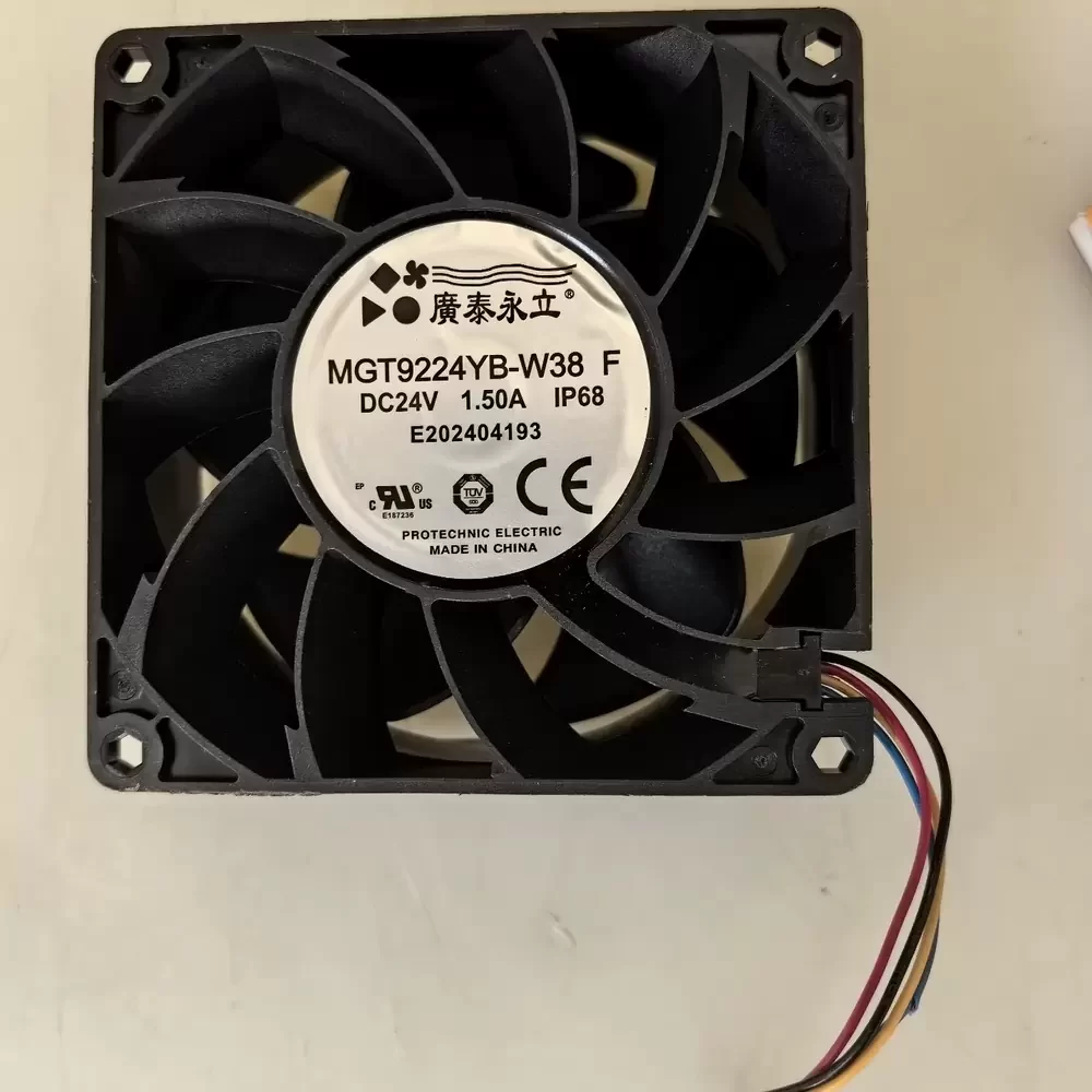 MGT9224YB-W38F Protechnic 24VDC 92x92x38mm Axial Fan