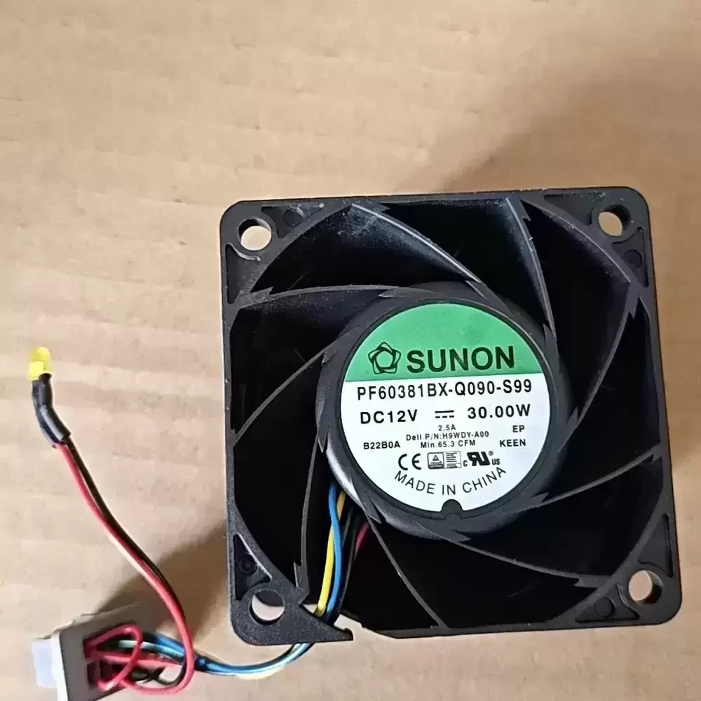 PF60381BX-Q090-S99 SUNON 12VDC 60x60x38mm 30W Axial Fan