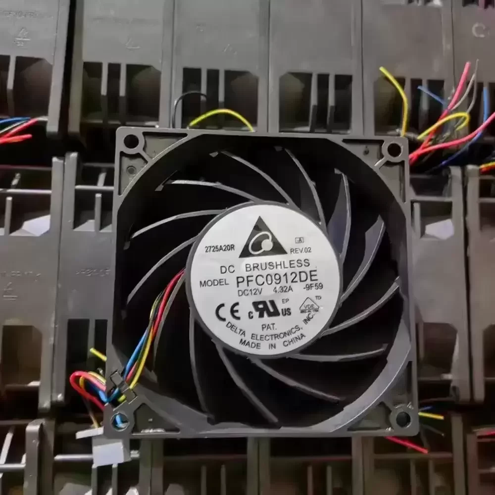 PFC0912DE-9F59 Delta 12VDC 90x90x38mm PWM Control Axial Fan