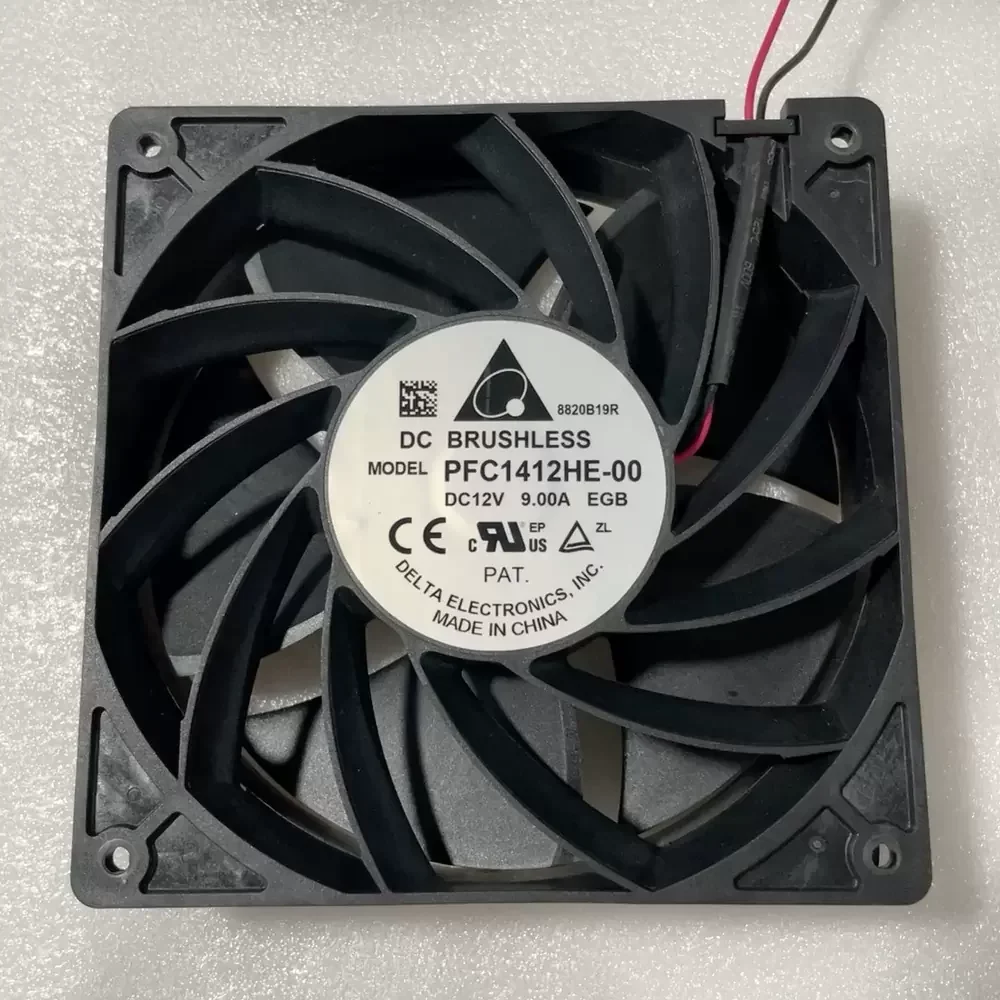 PFC1412HE-00EGB Delta 12VDC 140x140x38mm 9.00A Server Axial Fan