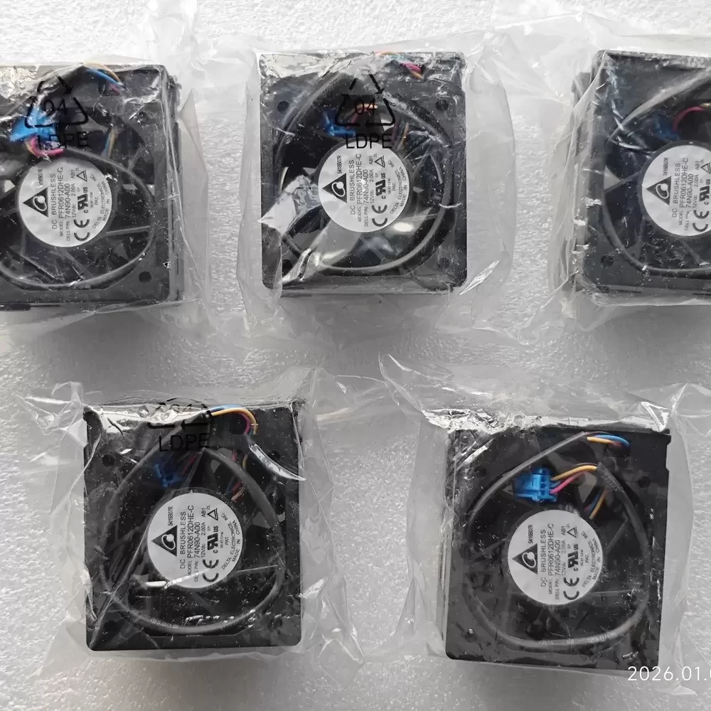 PFR0612DHE-CAB1 Delta 12VDC 2.00A 60x60x38mm Axial Fan PFR0612DHE-CAB1 Delta 12VDC 2.00A 60x60x38mm Axial Fan