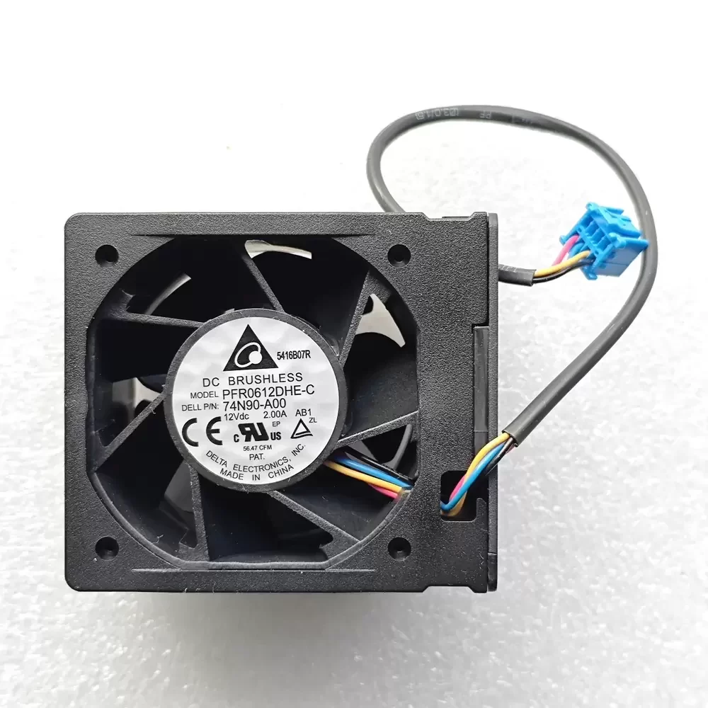 PFR0612DHE-CAB1 Delta 12VDC 2.00A 60x60x38mm Axial Fan
