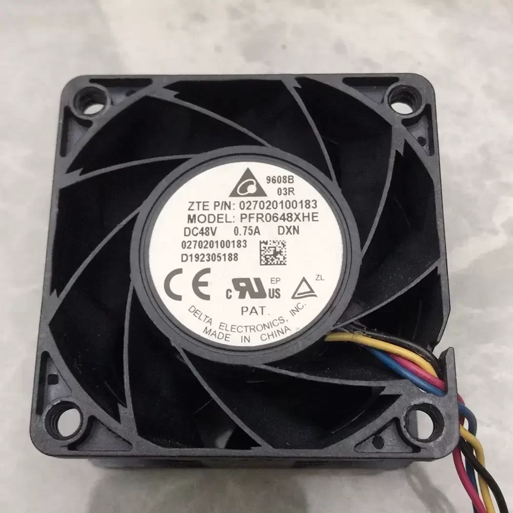 PFR0648XHE-DXN Delta 48VDC 60x60x38mm 0.75A Axial Fan