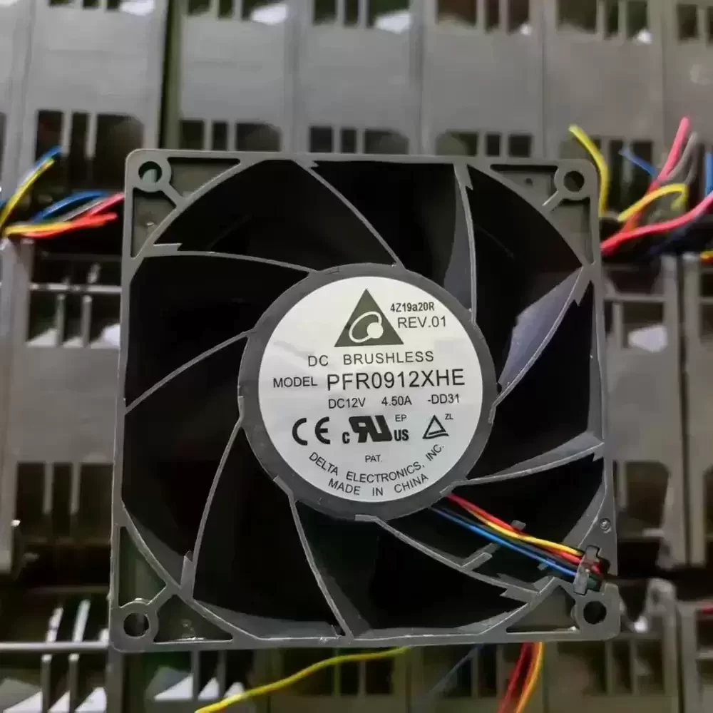 PFR0912XHE-DD31 Delta 12VDC 4.50A 92x38mm Axial Fan