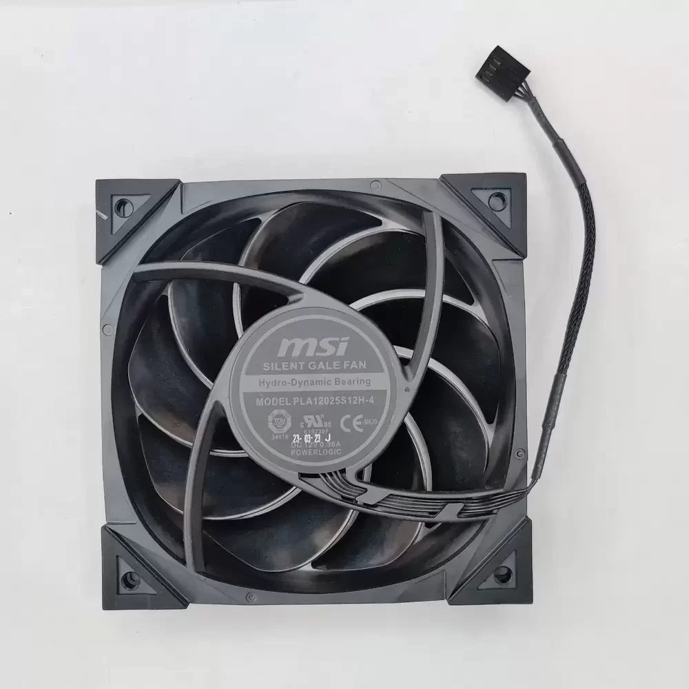 PLA12025S12H-4 MSI 12VDC 120x120x25mm PWM Axial Fan