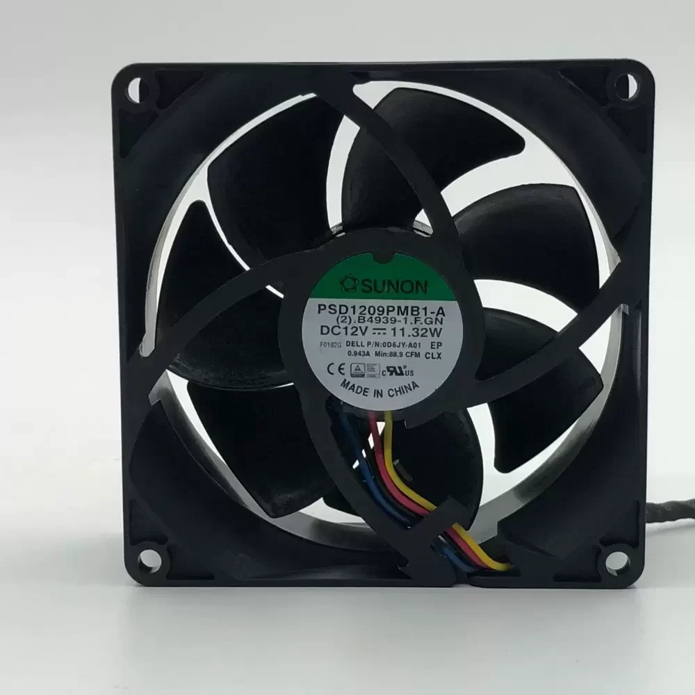 PSD1209PMB1-A.(2).B4939-1.F.GN SUNON 12VDC 90x90x38mm Fan
