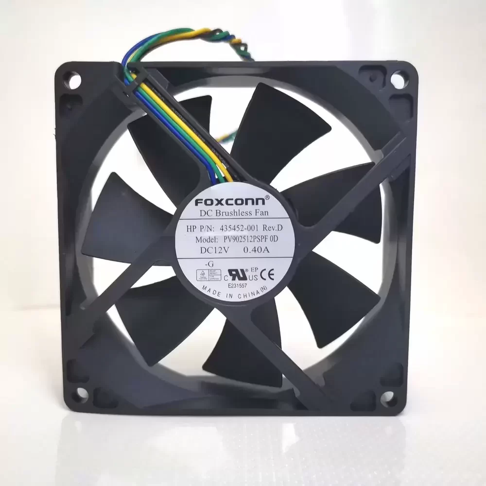 PV902512PSPF0D Foxconn 12VDC 0.40A 92x92x25mm Axial Fan