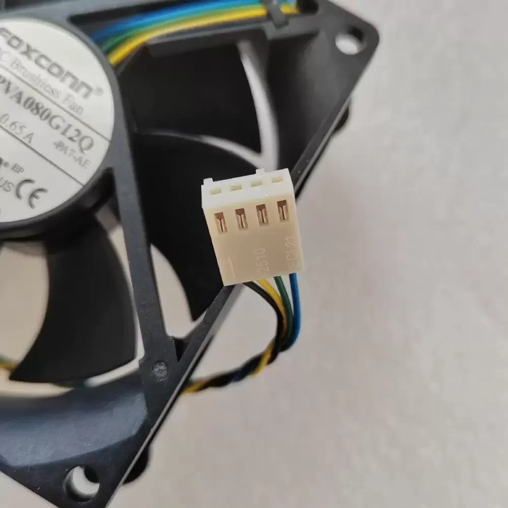 PVA080G12Q-PA7-AE Foxconn 12VDC 80mm PWM Axial Fan PVA080G12Q-PA7-AE Foxconn 12VDC 80mm PWM Axial Fan