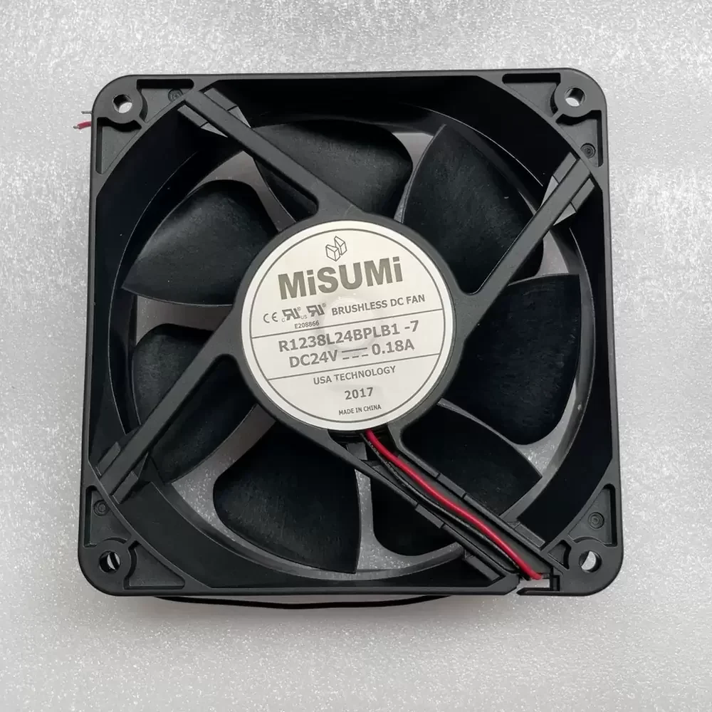 R1238L24BPLB1-7 Misumi 24VDC 120x120x38mm Axial Fan