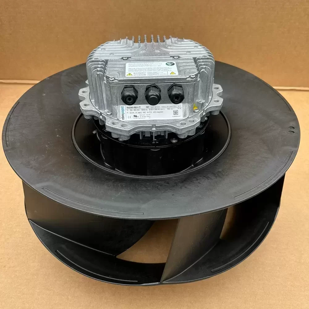 R3G560-RB31-77 ebmpapst 380-480VAC 560mm Centrifugal Fan R3G560-RB31-77 ebmpapst 380-480VAC 560mm Centrifugal Fan