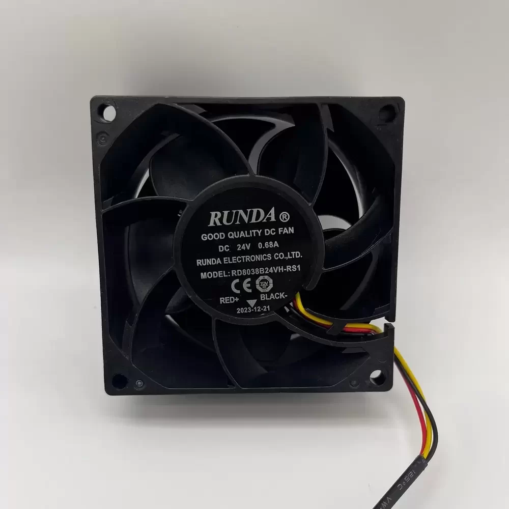 RD8038B24VH-RS1 Runda 24VDC 0.68A 80x80x38mm Axial Fan