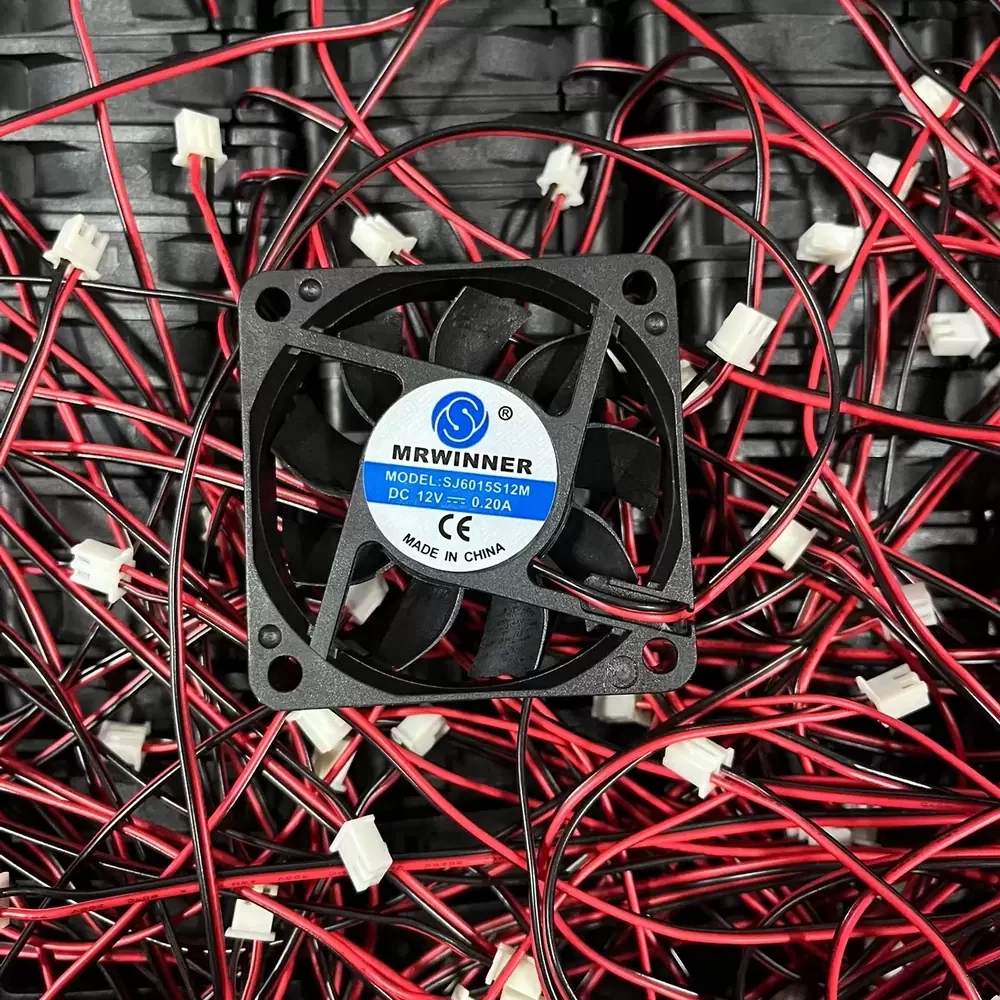 SJ6015S12M MRWINNER 12VDC 60x60x15mm Cooling Axial Fan