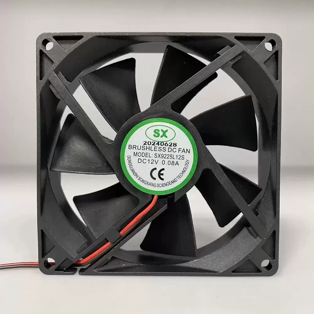 SX9225L12S SX 12VDC 0.08A 92x92x25mm Axial Fan