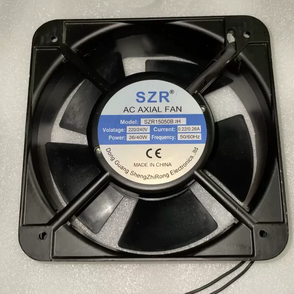 SZR15050B2H SZR 220VAC 150x150x50mm 5-Blade AC Axial Fan