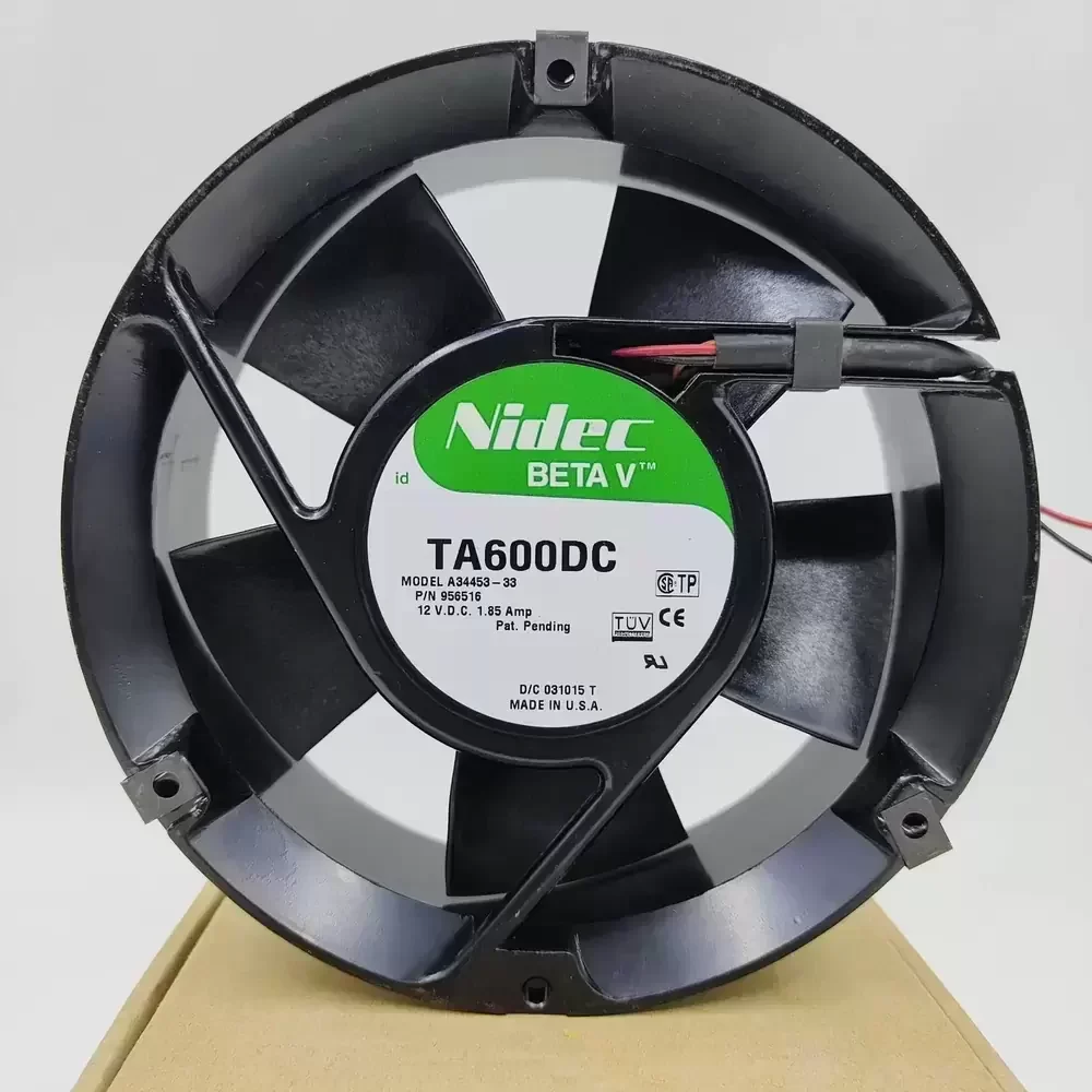 TA600DC A34453-33 Nidec 12VDC 1.85A 172x172x51mm Axial Fan